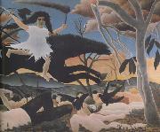 Henri Rousseau War It Passes,Terrifying,Leaving Despair,Tears,and Ruin Everywhere Germany oil painting artist